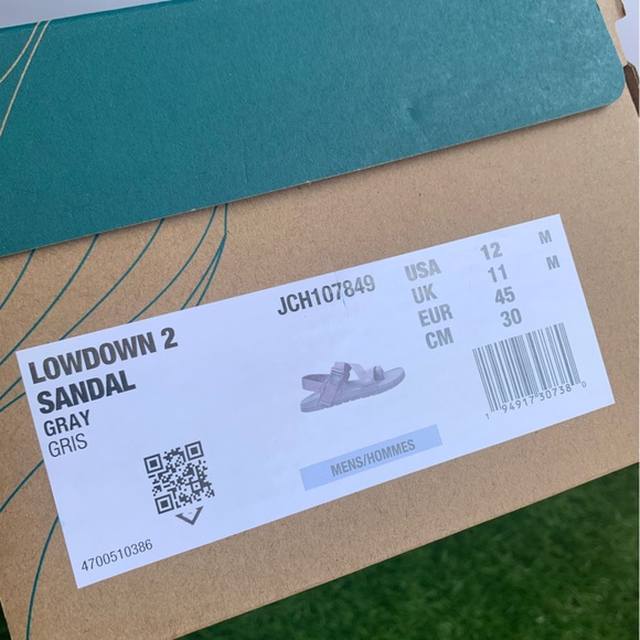 Chaco Lowdown 2 Gray Sandals 12M New main image 8